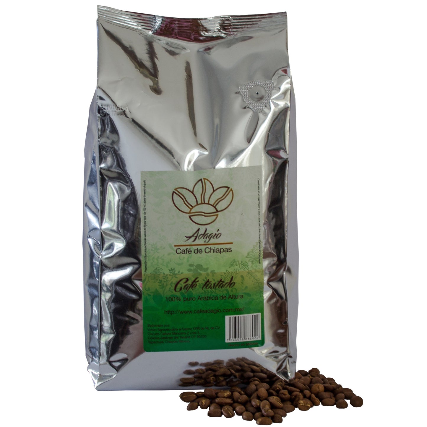 ADAGIO, CAFÉ DE CHIAPAS 1 KG ALTURA